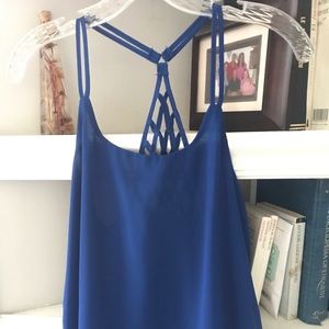 Pretty royal blue top
